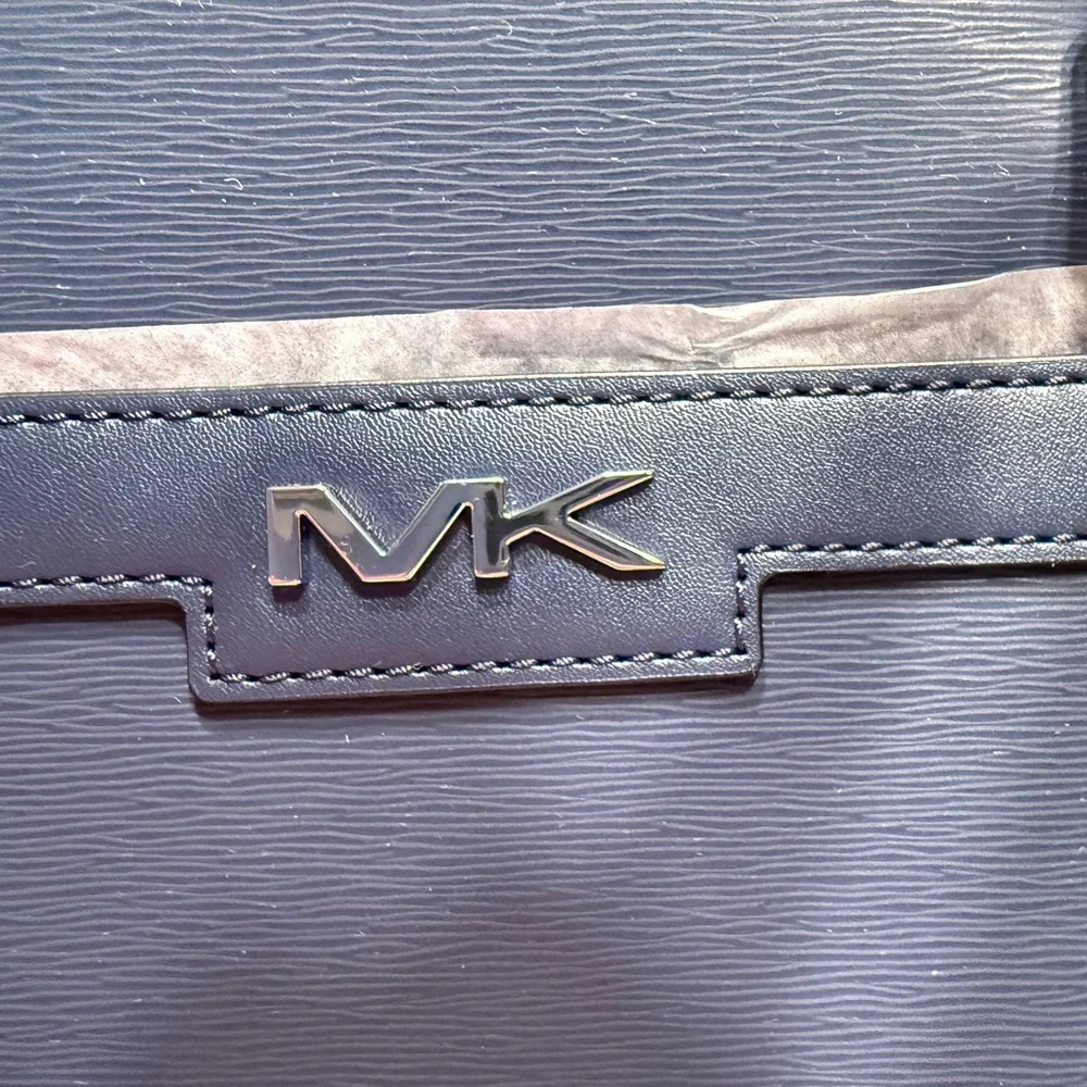 NWT Michael Kors Navy Blue Cooper Laptop Briefcase